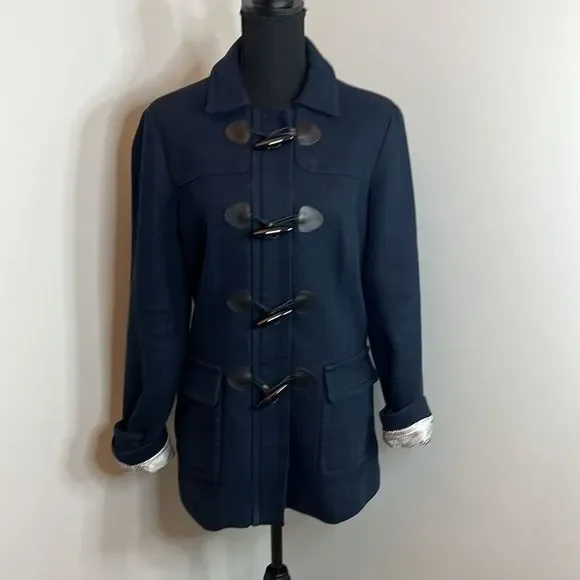 Banana Republic Navy Pea Coat - Rarely Worn - Picture 3 of 6